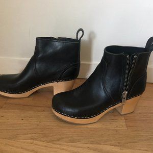 Swedish Hasbeens Leather Boots: NEVER WORN size 37